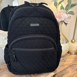 Vera Bradley Quilted Black Backpack